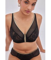 Бюстгальтер Alles Chiara M Bralette Black-Gold
