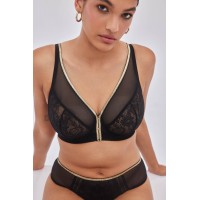 Бюстгальтер Alles Chiara M Bralette Black-Gold