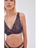 Бюстгальтер Alles Glow M Bralette Navy Blue