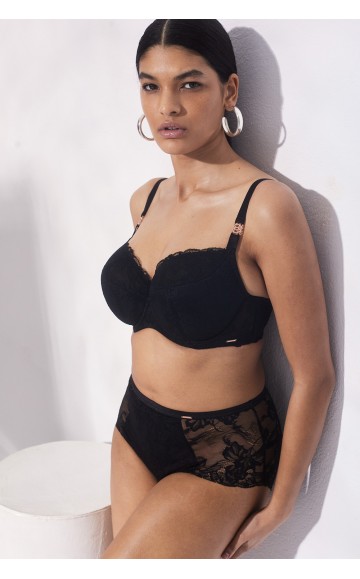 Бюстгальтер Alles Sublime PU Black