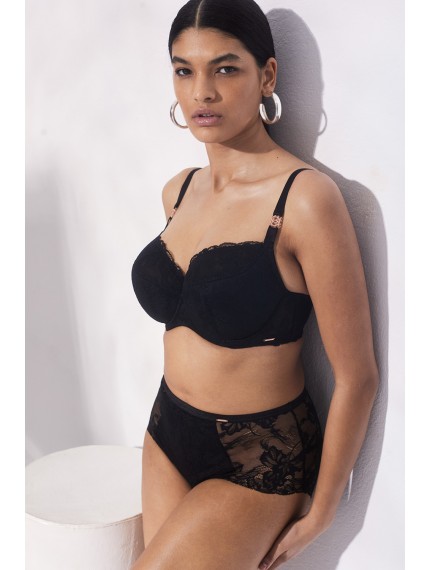 Бюстгальтер Alles Sublime PU Black