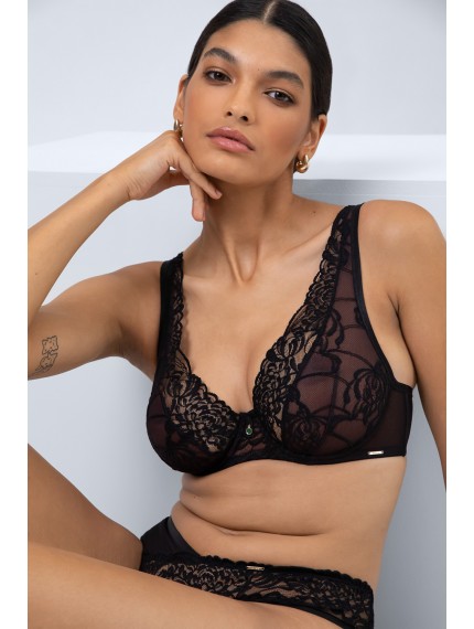 Бюстгальтер Alles Truffle Noir M Bralette