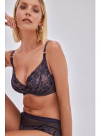 Бюстгальтер Alles Glow P-UP Navy Blue