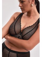 Бюстгальтер Alles Chita M Plus Bralette Czarny