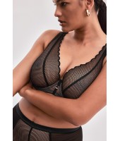 Бюстгальтер Alles Chita M Plus Bralette Czarny
