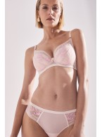 Бюстгальтер Alles Glossy Iris P-UP Beige/Pink