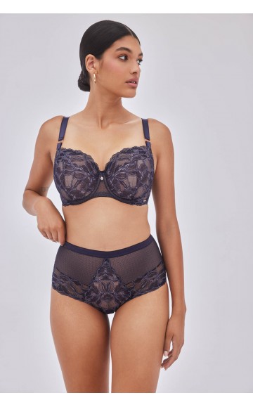 Бюстгальтер Alles Glow PU Navy Blue