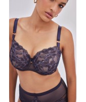 Бюстгальтер Alles Glow PU Navy Blue