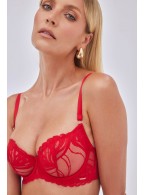Бюстгальтер Alles Adore M Balconette Red