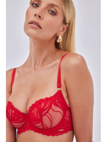 Бюстгальтер Alles Adore M Balconette Red