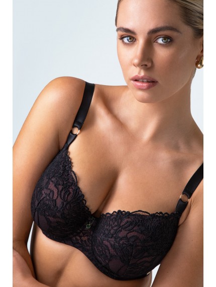 Бюстгальтер Alles Truffle Noir PU