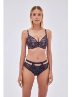 Бюстгальтер Alles Glow Super P-UP Navy Blue