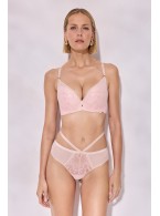 Бюстгальтер Alles Glossy Iris Super P-UP Beige/Pink