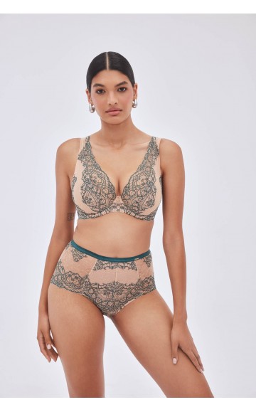 Бюстгальтер Alles Splendore M Bralette Beige-Green