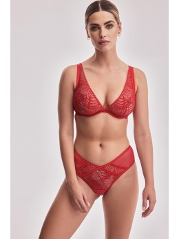 Бюстгальтер Alles Beverly M Bralette Czerwony