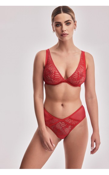 Бюстгальтер Alles Beverly M Bralette Czerwony