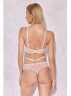 Бюстгальтер Alles Glossy Iris Super P-UP Beige/Pink