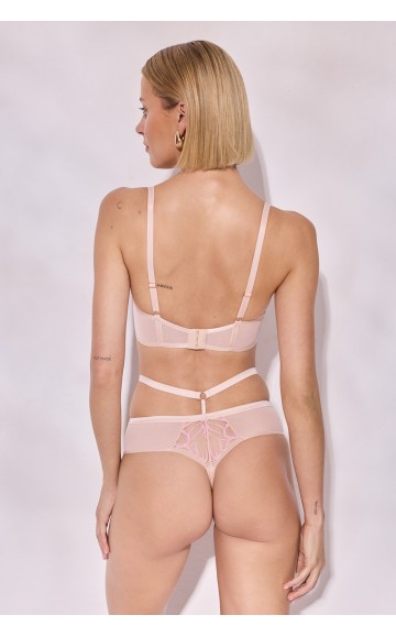 Бюстгальтер Alles Glossy Iris Super P-UP Beige/Pink