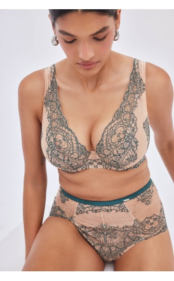 Бюстгальтер Alles Splendore M Bralette Beige-Green