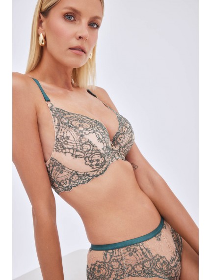 Бюстгальтер Alles Splendore P-UP Beige-Green