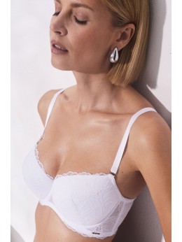 Бюстгальтер Alles Glow 01 P-UP White
