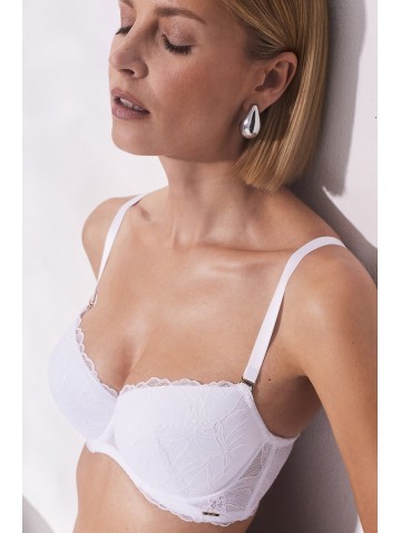 Бюстгальтер Alles Glow 01 P-UP White
