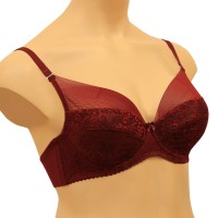 Бюстгальтер Valeria 012044-2 Бургундское вино