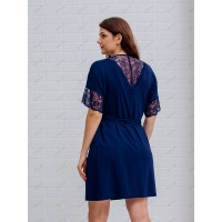 Халат Belconsta 2209 синий