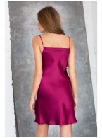 Шелковое платье домашнее Mia-Mia Rosemary 15141 Вишневый