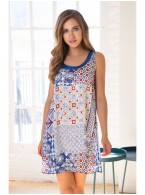 Туника Mia-Mia Sophi 17562 Синий орнамент