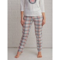 Домашние брюки Belconsta B4-2304 Ежики клетка