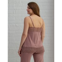 Топ удлиненный Belconsta BV3-2302 кофе