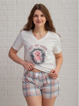 Комплект домашний Belconsta B4-2310 Ежики крем