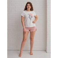 Комплект домашний Belconsta B4-2305 Ежики крем-пудра