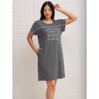 Туника Belconsta В4-2310 Ёжики серый меланж