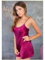 Шелковый комплект Mia-Mia Rosemary 15142 Вишневый