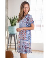 Туника Mia-Mia Sophi 17565 Синий орнамент