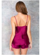 Шелковый комплект Mia-Mia Rosemary 15142 Вишневый