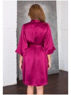 Шелковый халат Mia-Mia Rosemary 15143 Вишневый