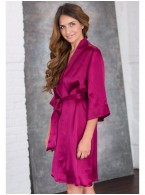Шелковый халат Mia-Mia Rosemary 15143 Вишневый