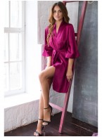 Шелковый халат Mia-Mia Rosemary 15143 Вишневый