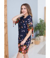 Туника Mia-Mia Nelly 16371 Цветы на синем
