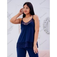 Топ удлиненный Belconsta 2205 синий