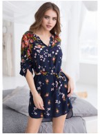Туника Mia-Mia Nelly 16374 Цветы на синем