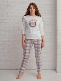 Комплект домашний Belconsta B4-2301 Ежики крем