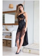 Платье домашнее Mia-Mia Milana 17668 Черный