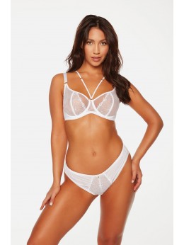 Трусы-бразилиана Bella Misteria Subtle Temptation Brazilian White