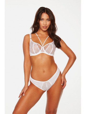 Трусы-бразилиана Bella Misteria Subtle Temptation Brazilian White