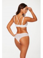 Трусы-бразилиана Bella Misteria Subtle Temptation Brazilian White