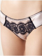 Женские бежевые трусы с кружевом 1369LUS